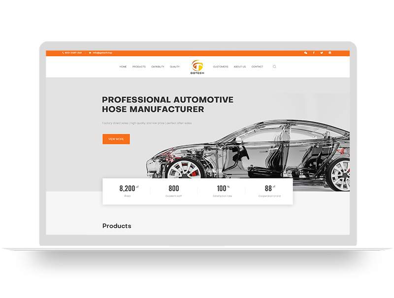 汽車(chē)橡膠配件公司網(wǎng)站建設(shè) 外貿(mào)營(yíng)銷品牌官網(wǎng)定制