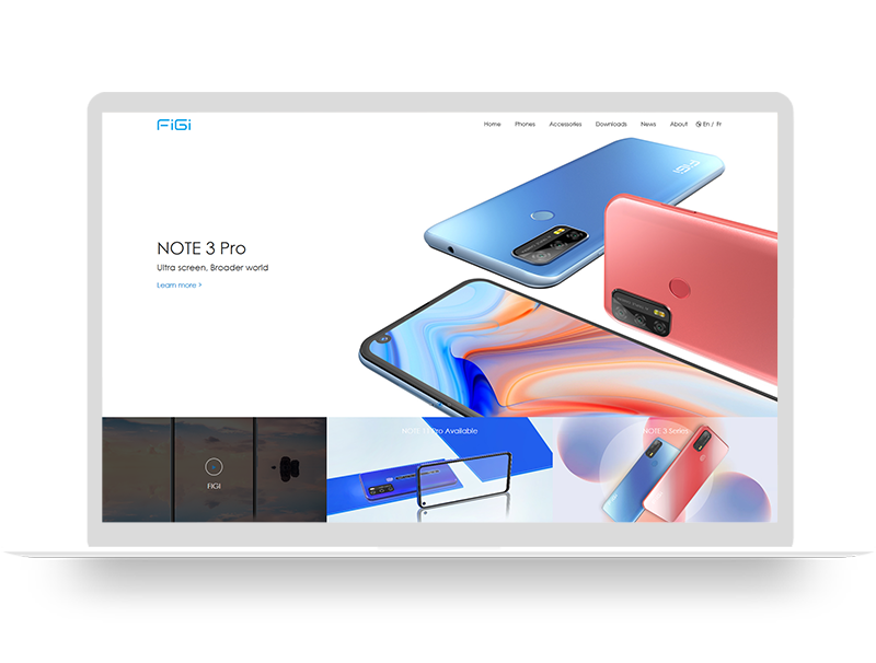 雙語言智能手機品牌官網(wǎng)定制 英語法語外貿(mào)網(wǎng)站建設(shè)