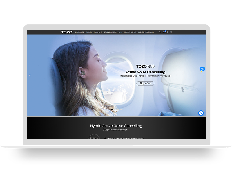 TOZO品牌外貿(mào)獨(dú)立站 中文日語外貿(mào)商城網(wǎng)站建設(shè) 亞馬遜測(cè)評(píng)